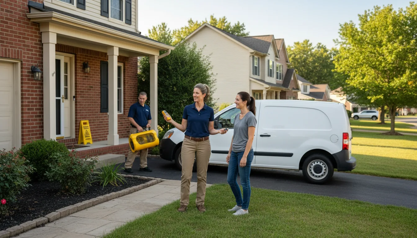Water restoration image for Fire And Smoke Damage Restoration in Maysville, KY